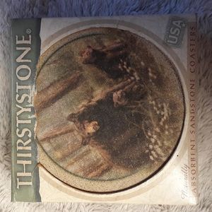 Bear / Bear Cubs Thirstystone Absorbent Sandstone Coasters